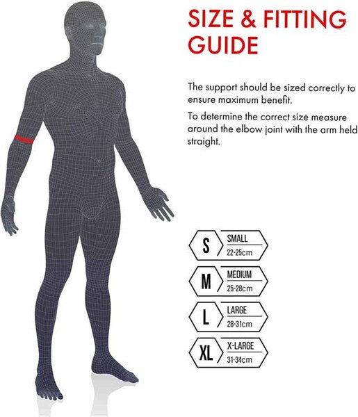 Vulkan classic neoprene elbow support, UK version