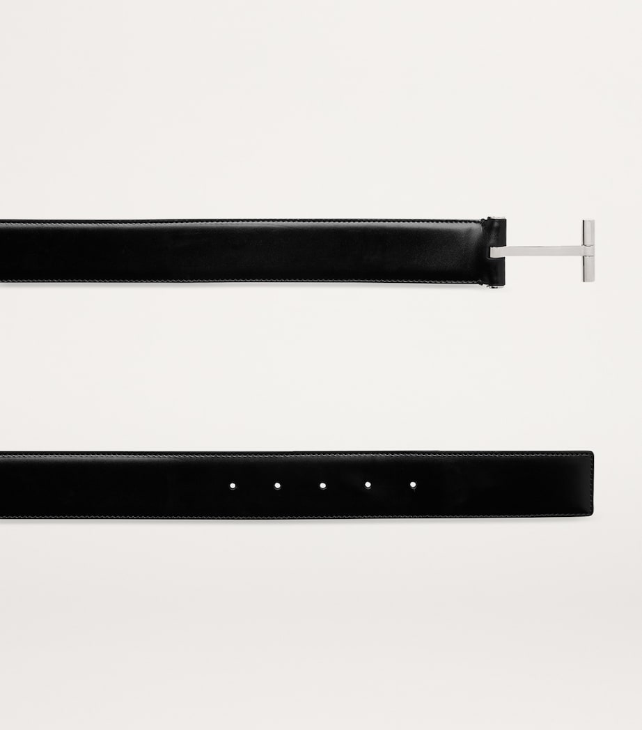 TOM FORD leather Classic T belt, UK version