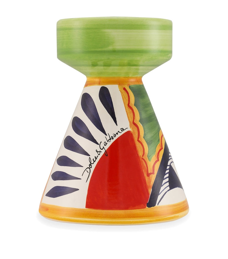 Dolce&Gabbana small ceramic candle holder 15cm diameter - British product