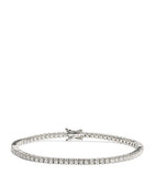 Harrods white gold diamond tennis bracelet 2.00ct - British product