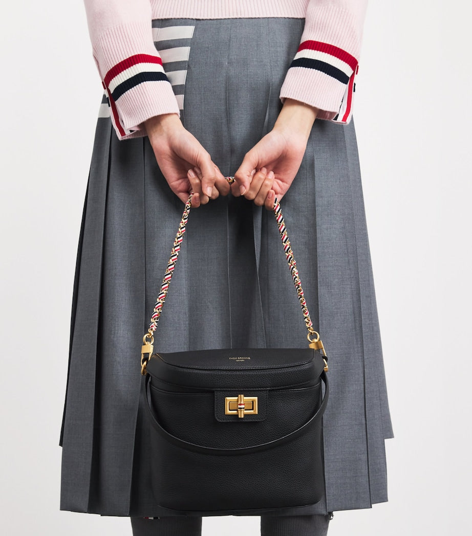 Thom Browne pebble leather box bag - British product