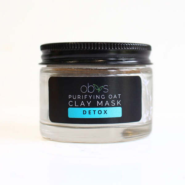 Obvs Skincare Purifying Oat Clay Mask Detox, imported from the UK