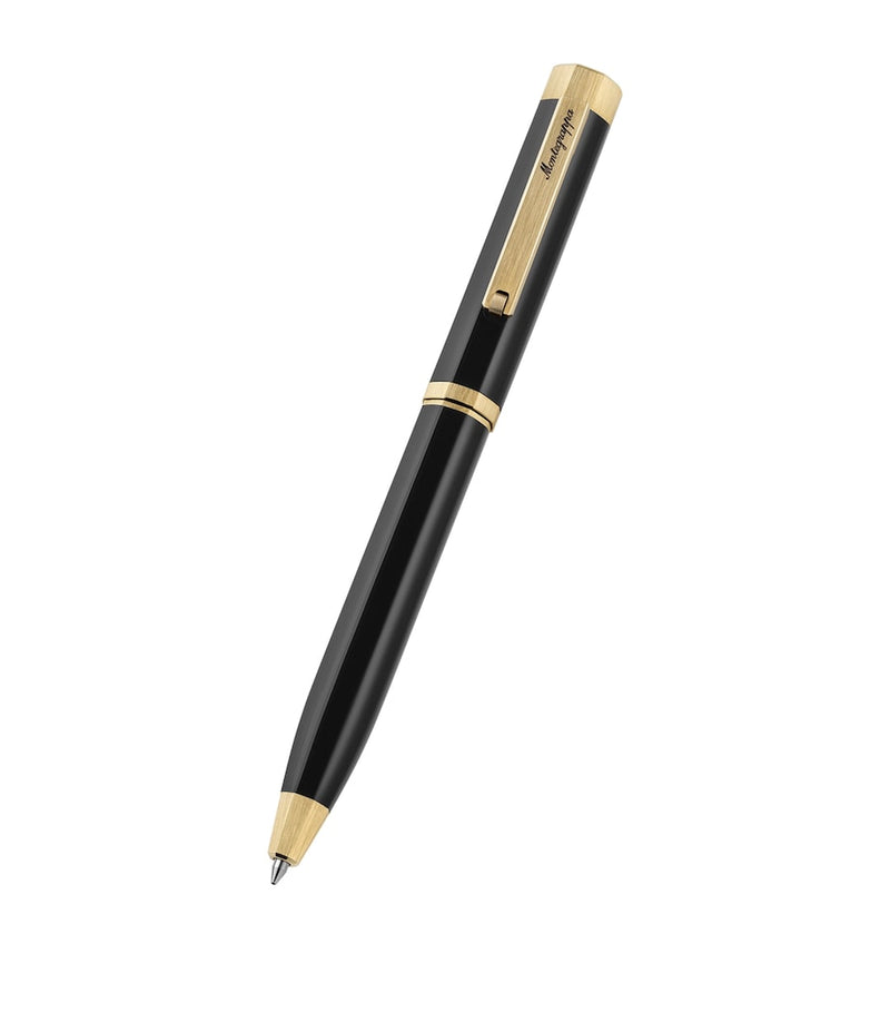 Montegrappa ballpoint pen with yellow gold trim, imported from the UK