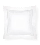 Pratesi square Oxford pillowcase Treccia design 65x65cm, imported from the UK