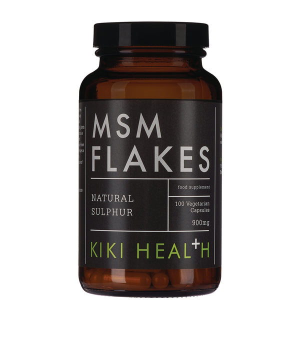 MSM Flakes Dietary Supplement Capsules for Joint Health, 100 Count