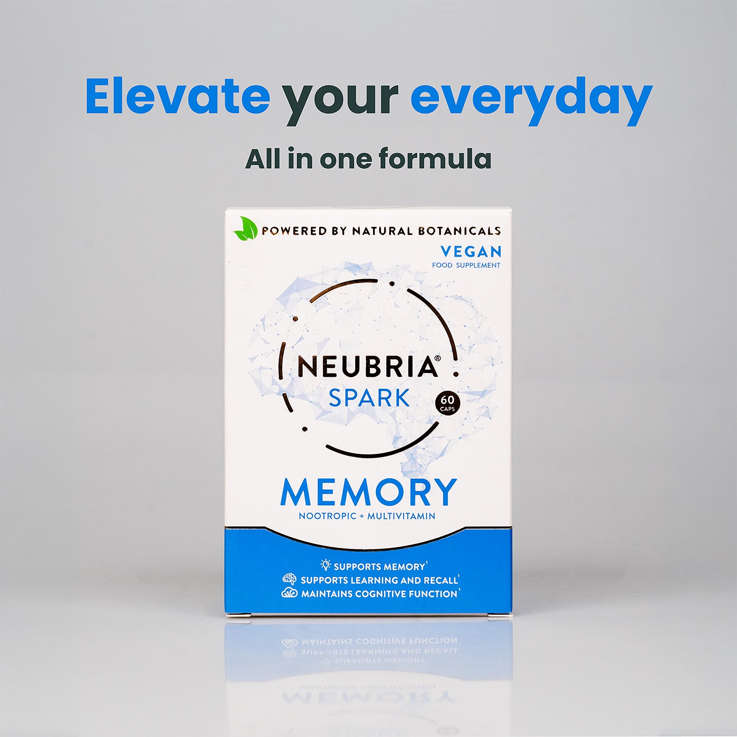 Neubria Spark memory supplement with nootropics - British product