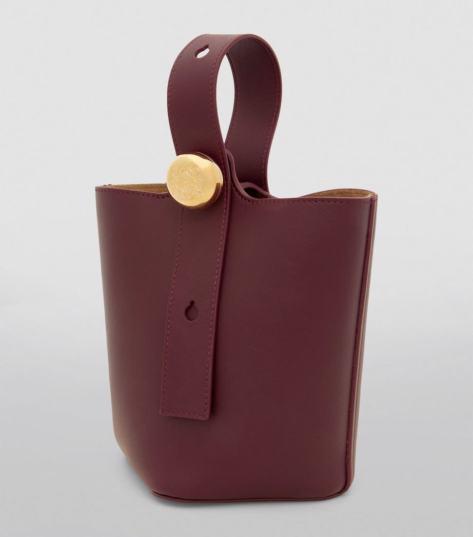 LOEWE Pebble mini leather bucket bag - British product