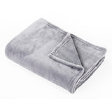 Sainsbury's Core Flint Fleece Throw Grey GOODS Sainsburys   