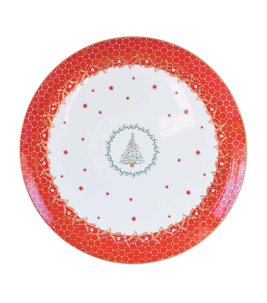 Bernardaud Noël round tart platter 32cm - British product