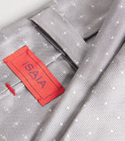 Isaia silk polka dot tie 8cm - British product