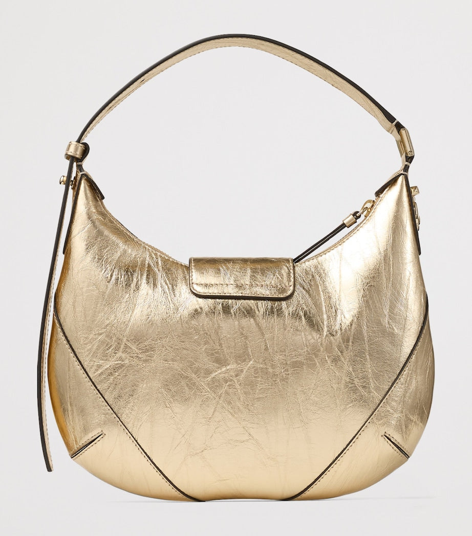 Jimmy Choo gold-tone metallic shoulder bag small bar, UK version