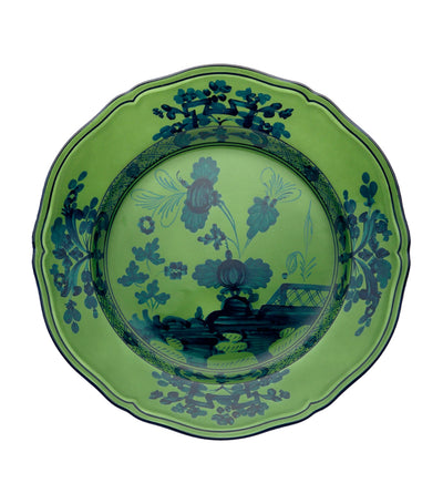 Harrods Ginori 1735 Oriente Italiano Malachite Plate 26.5cm- Buy online at McGrocer