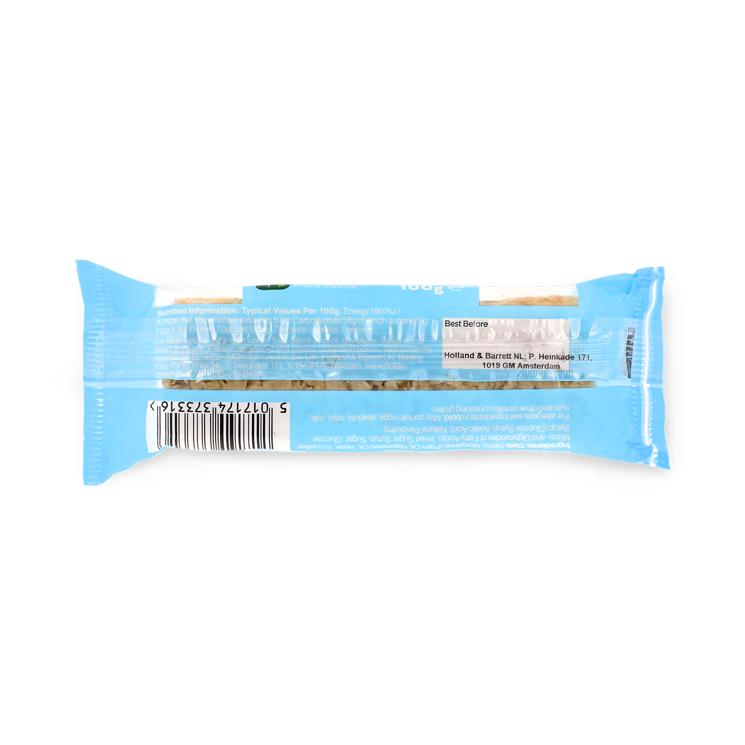 Holland & Barrett Oaty Flapjack 100g, UK version