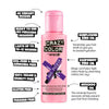 Crazy Color semi permanent hair dye Hot Purple - British product