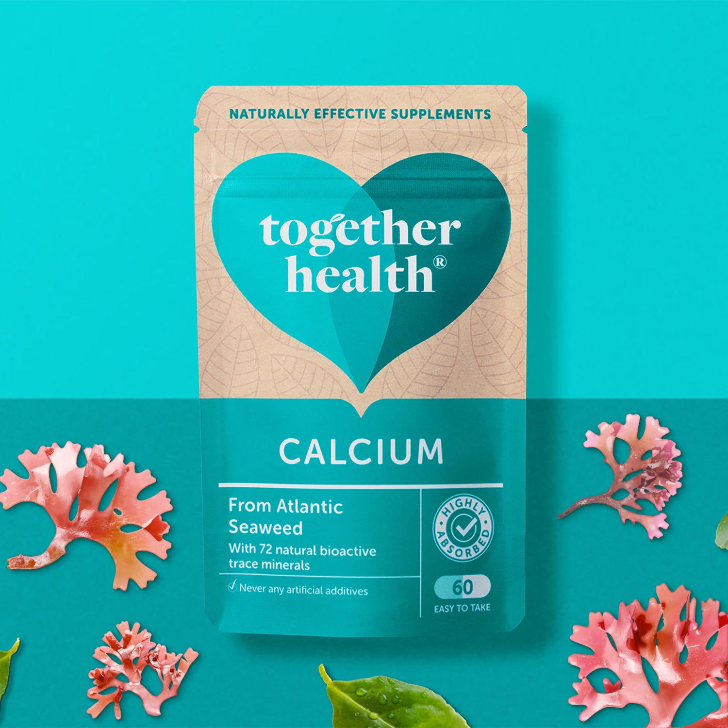 Together Health calcium capsules 60 count - British product