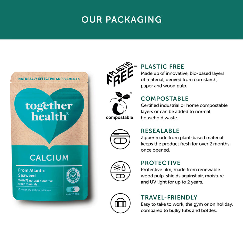 Together Health calcium capsules 60 count - British product