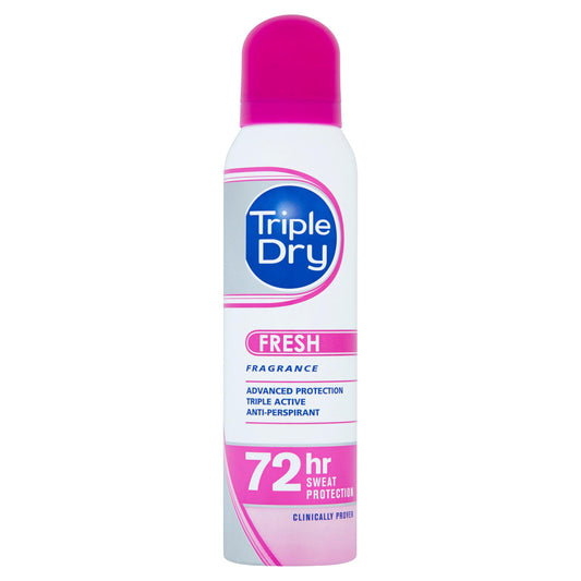 Triple Dry Anti-Perspirant Deodorant, Fresh 150ml PERSONAL CARE Sainsburys   
