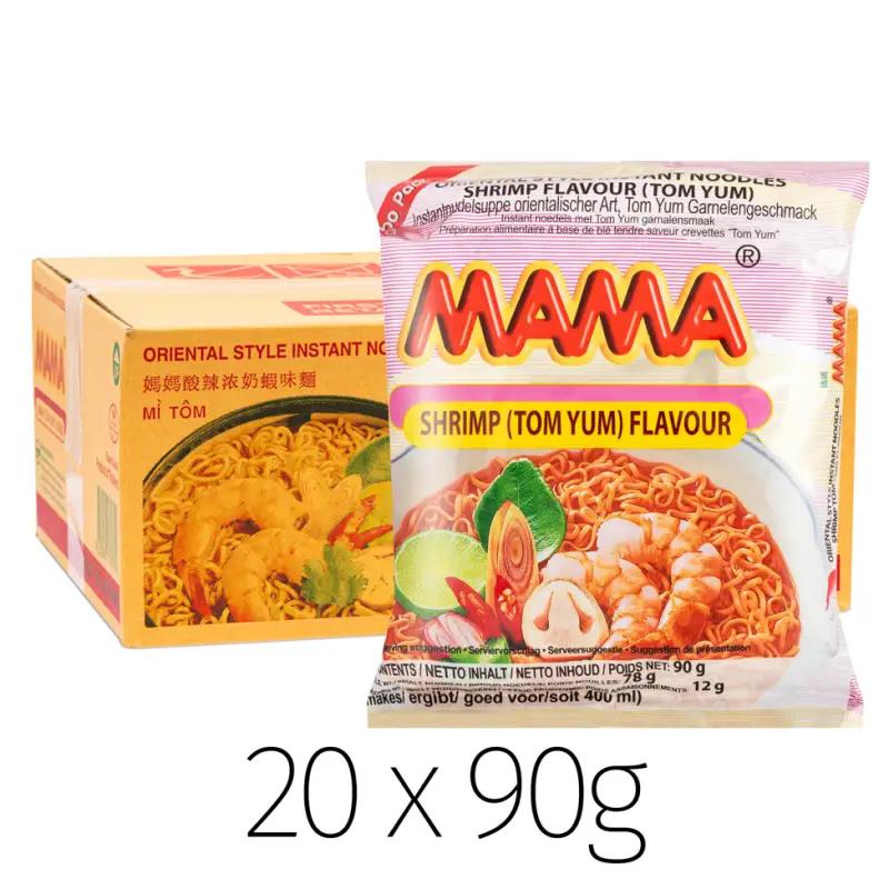 Mama shrimp Tom Yum instant noodles 20 pack - British product
