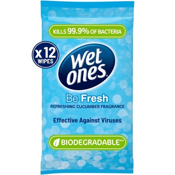 Wet Ones Antibacterial Biodegradable Hand Wipes x12 GOODS Superdrug   