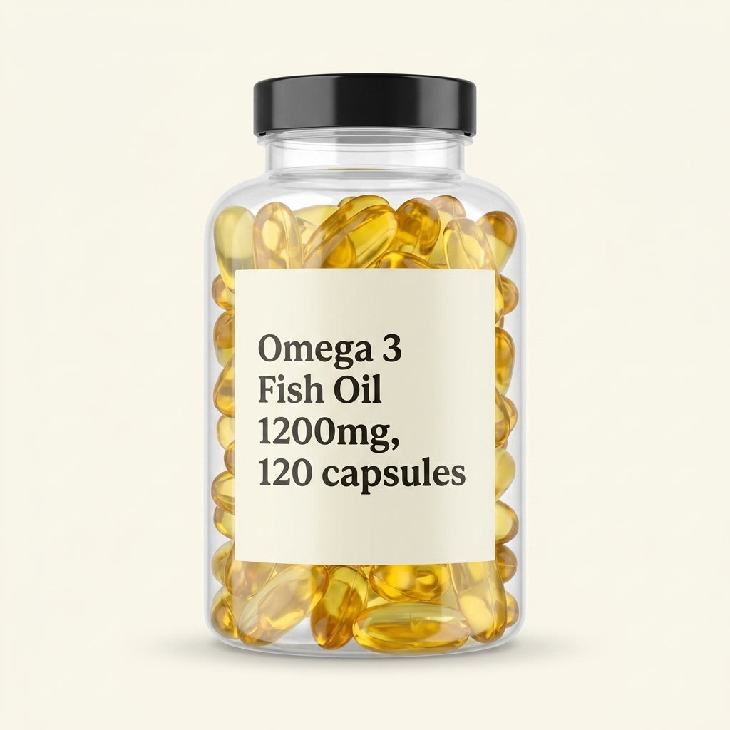 Holland & Barrett Omega 3 fish oil 1200mg 120 capsules (British brand)