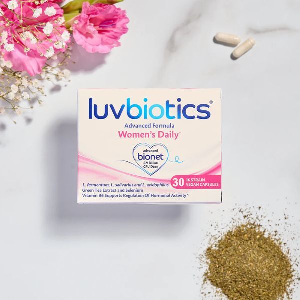 Luvbiotics Probiotic Women's Daily 30 Vegan Capsules GOODS Superdrug   