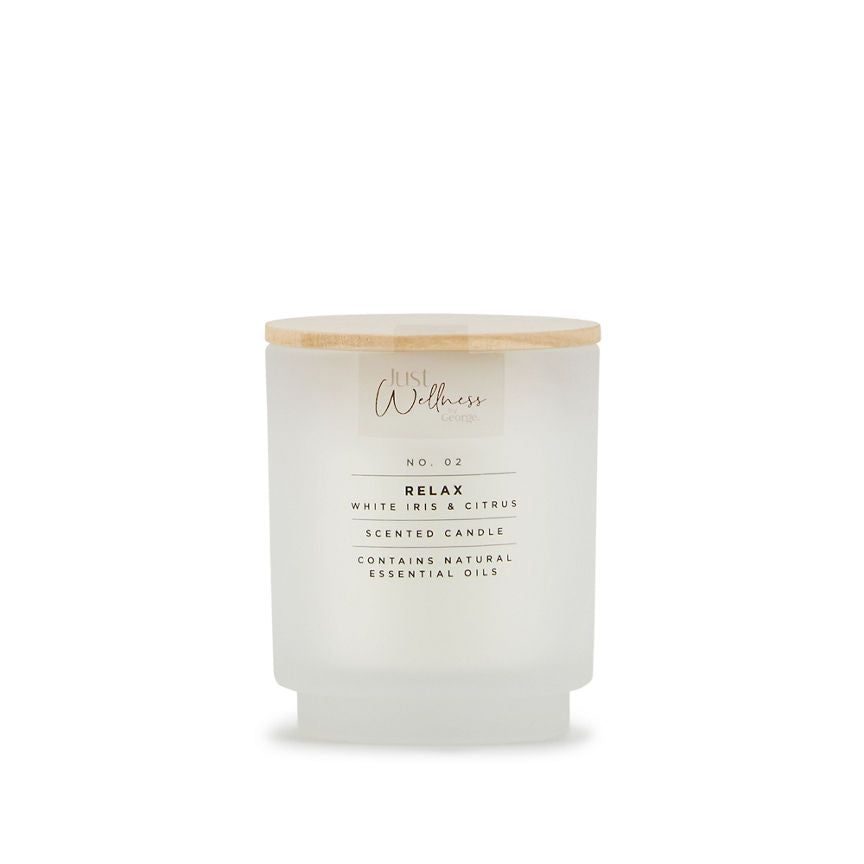 George Home Just Wellness White Iris and Citrus Small Candle