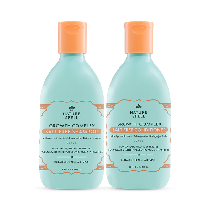 Nature Spell Growth Shampoo and Conditioner Duo 300ml - British product