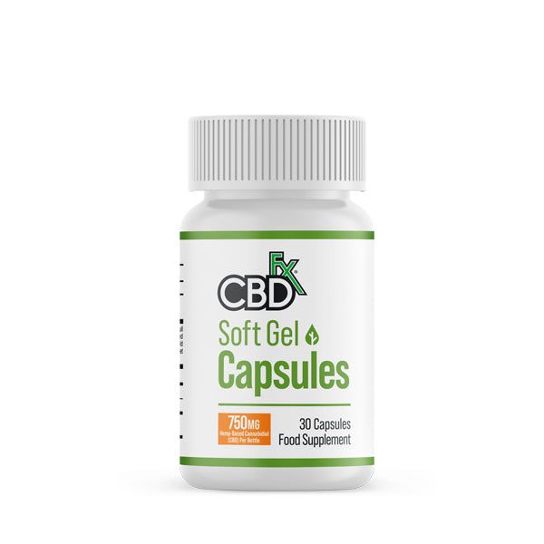 CBDfx Soft Gel Capsules - 750mg CBD