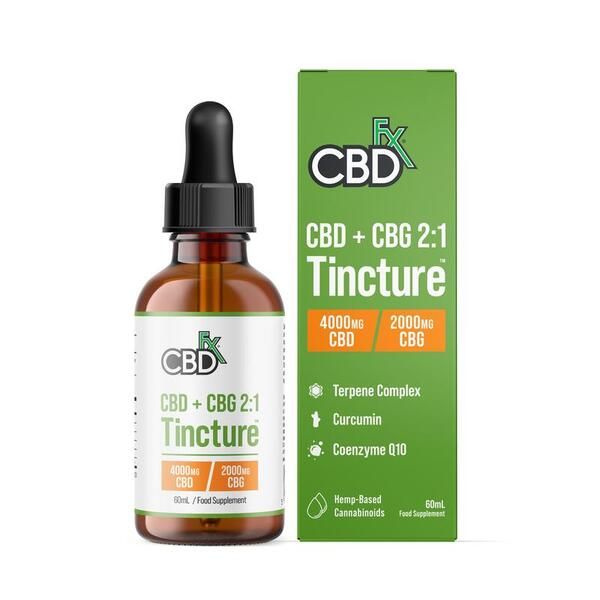 CBDfx Wellness 2:1 Oil Drops - 4000mg CBD/2000mg CBG