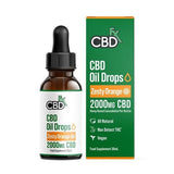 CBDfx Zesty Orange CBD Oil Drops 2000mg CBD