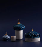 Lladró Turquoise Spire scented candle 200g, UK version