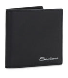 Santoni textured leather wallet, imported from the UK