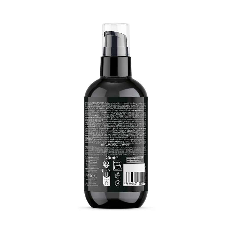 Naturtint Men Face & Beard Moisturiser 200ml (British brand)