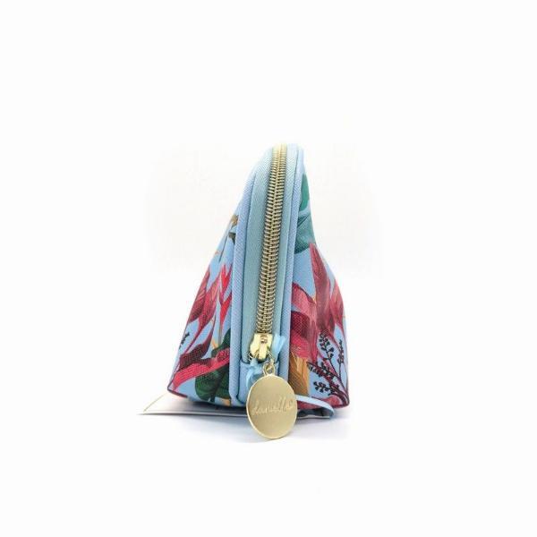 Danielle Creations botanical palm blue small makeup bag, UK version