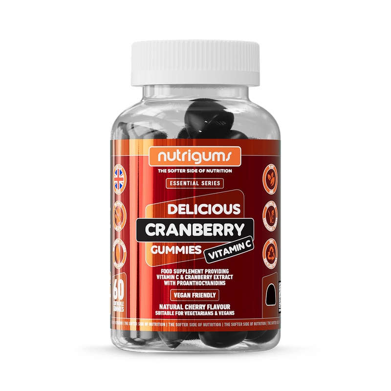 Nutrigums cranberry vitamin C gummies 60 count (British brand)