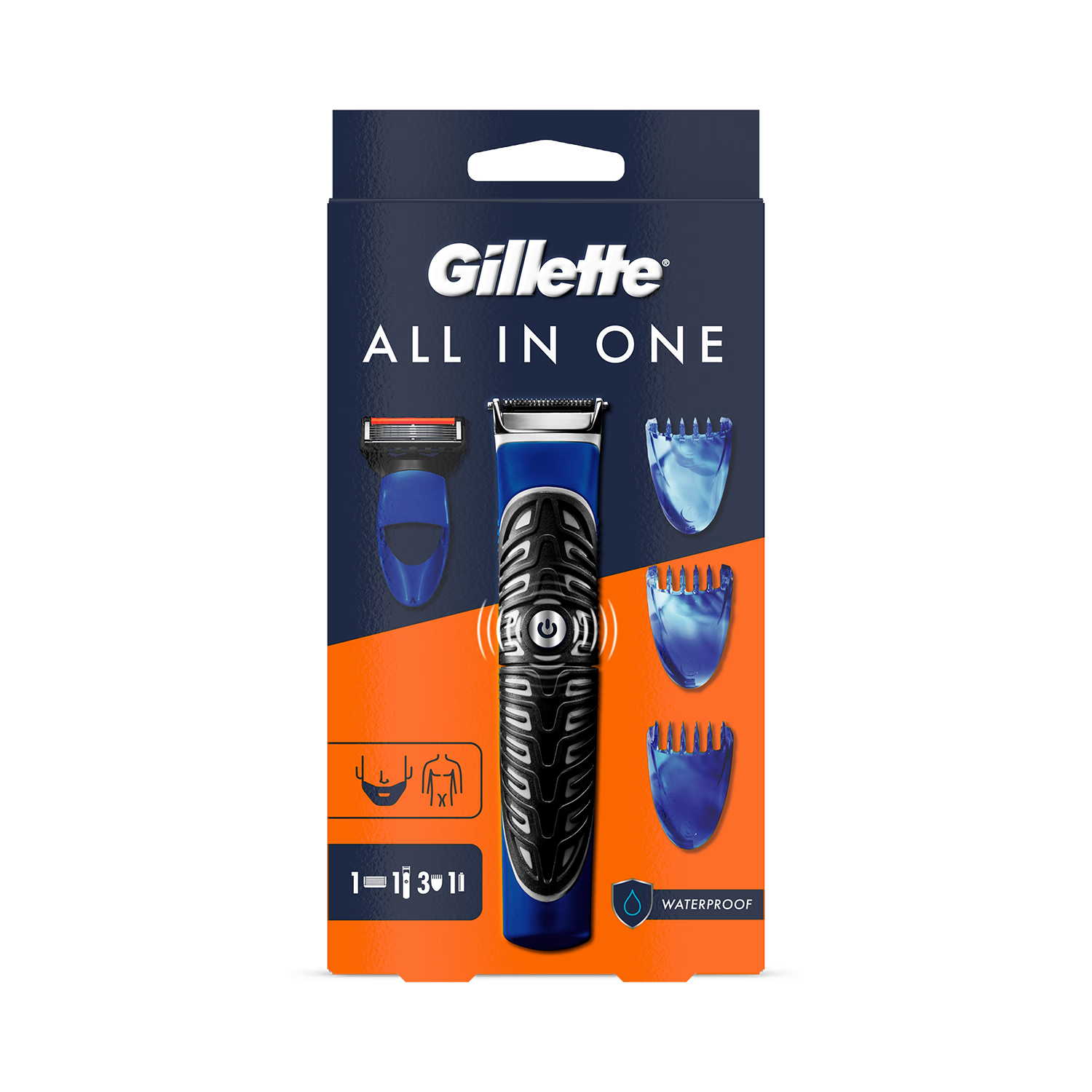 Gillette Styler men's grooming razor, British brand