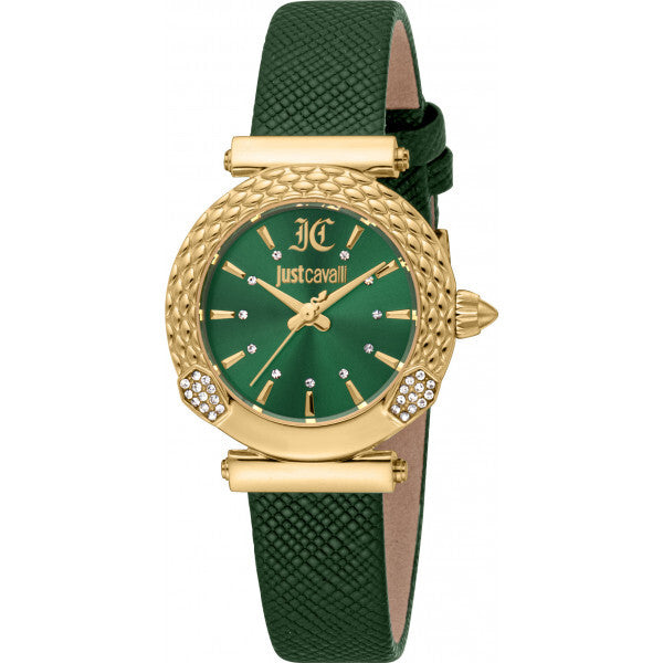 Just Cavalli Gold Ladies Animalier Mistero Snake watch (British brand)