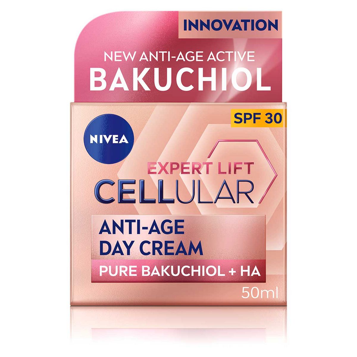 NIVEA Cellular Expert Lift Pure Bakuchiol + HA Anti-Age Day Cream SPF30 50ml GOODS Boots   