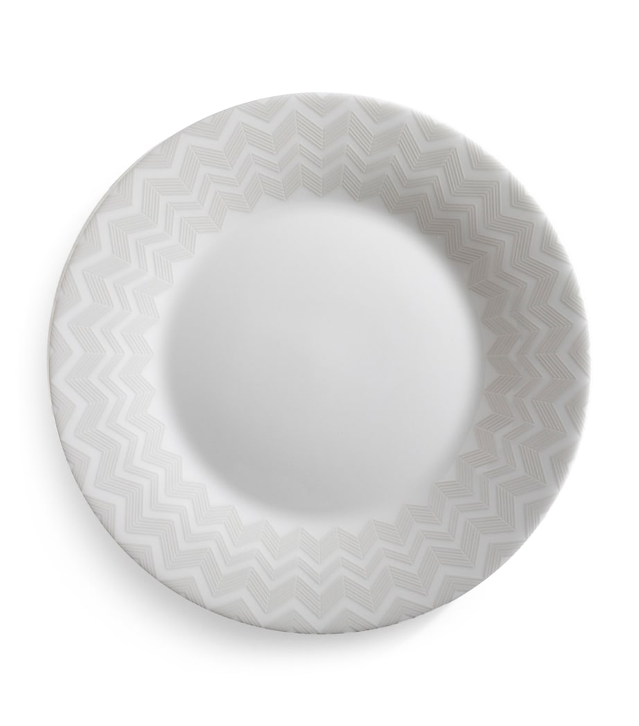 Missoni Home zigzag dessert plate 21.5cm, imported from the UK