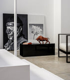 Lladró porcelain bull sculpture from Origami collection (British brand)