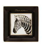 Dolce&Gabbana Casa zebra decorative square plates 10cm - British product