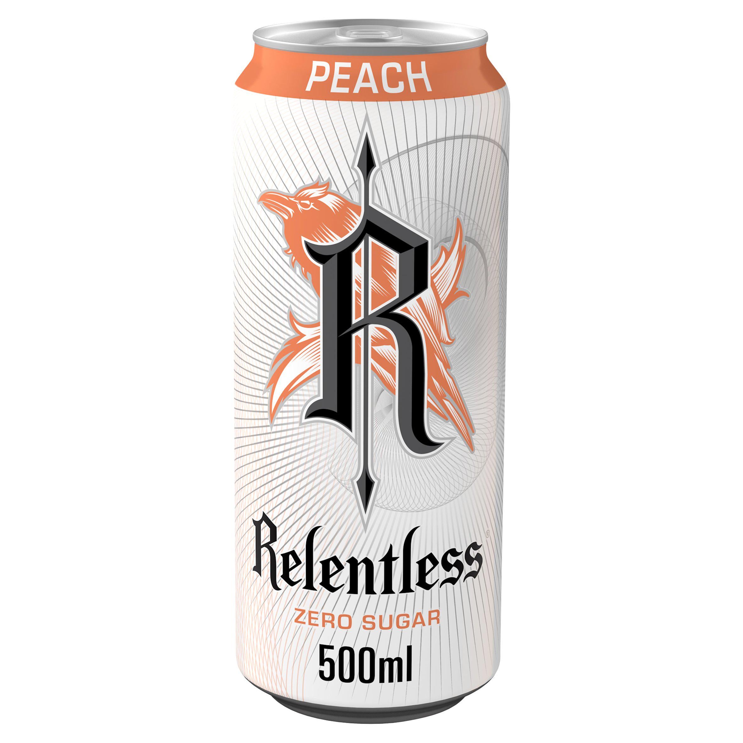 Relentless Peach Zero Energy Drink 500ml GOODS Sainsburys   