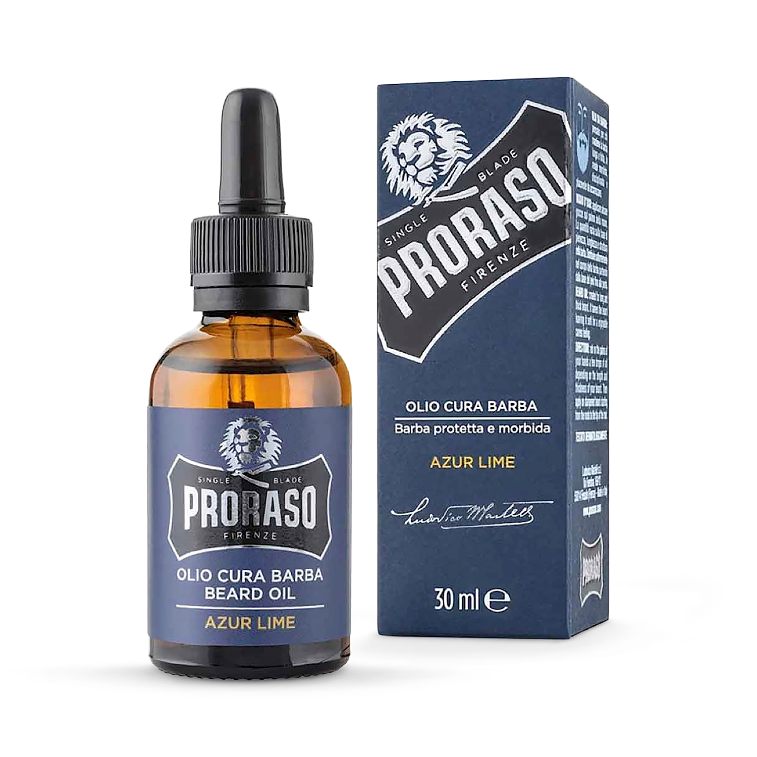 Proraso Azur Lime beard oil 30ml, UK version