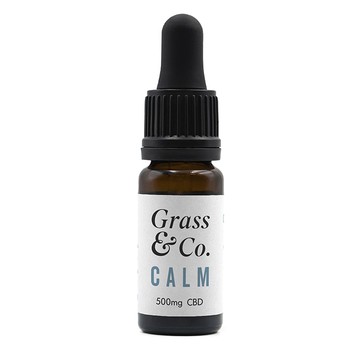 Grass & Co. CALM CBD Consumable Oil 500mg with Ashwagandha, Chamomile & Mint 10ml GOODS Holland&Barrett   