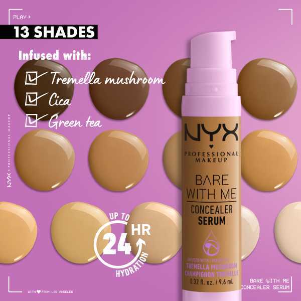 NYX Professional Makeup Bare With Me Concealer Serum - Beige GOODS Superdrug   