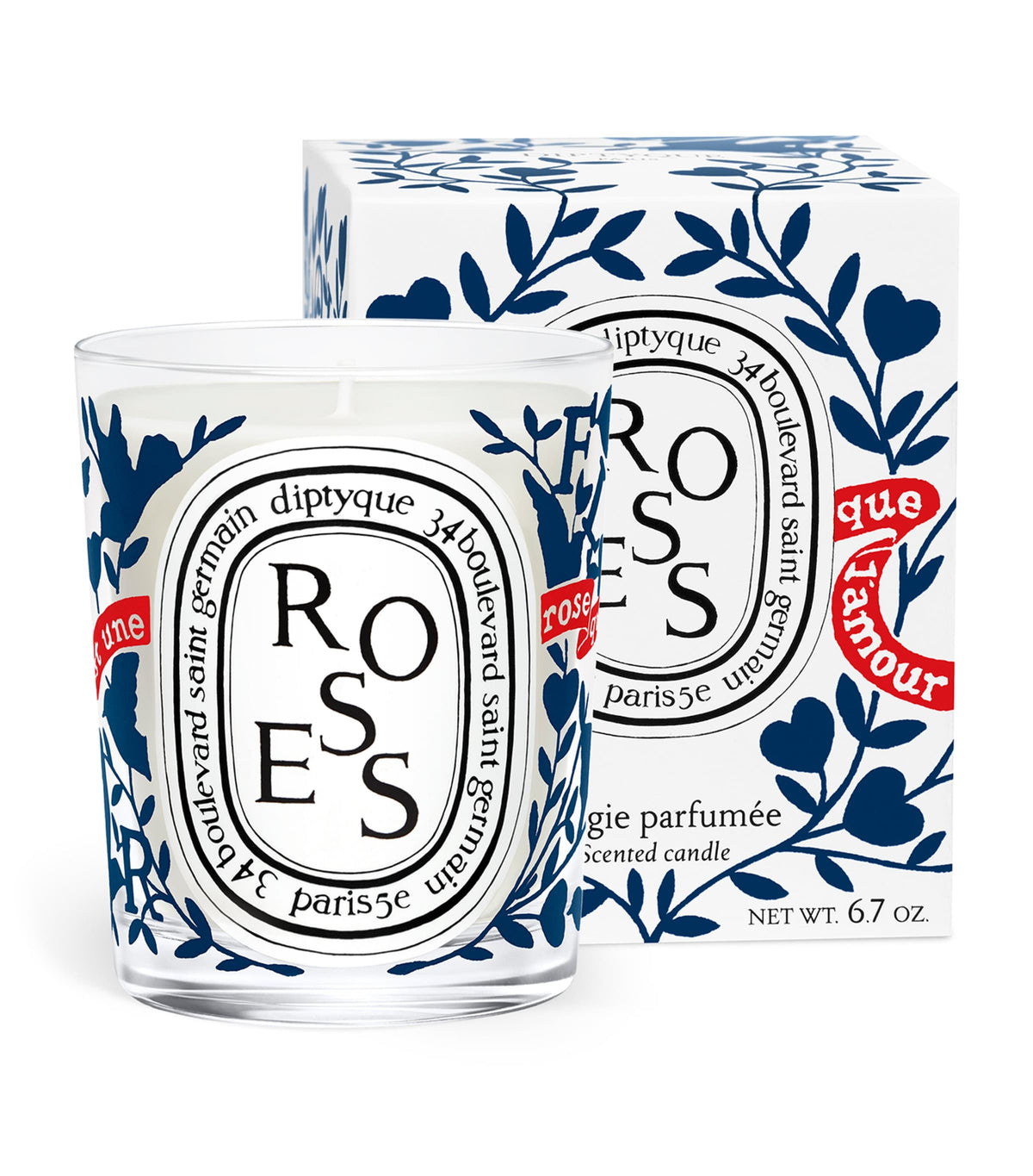 Diptyque Roses candle 190g - British product