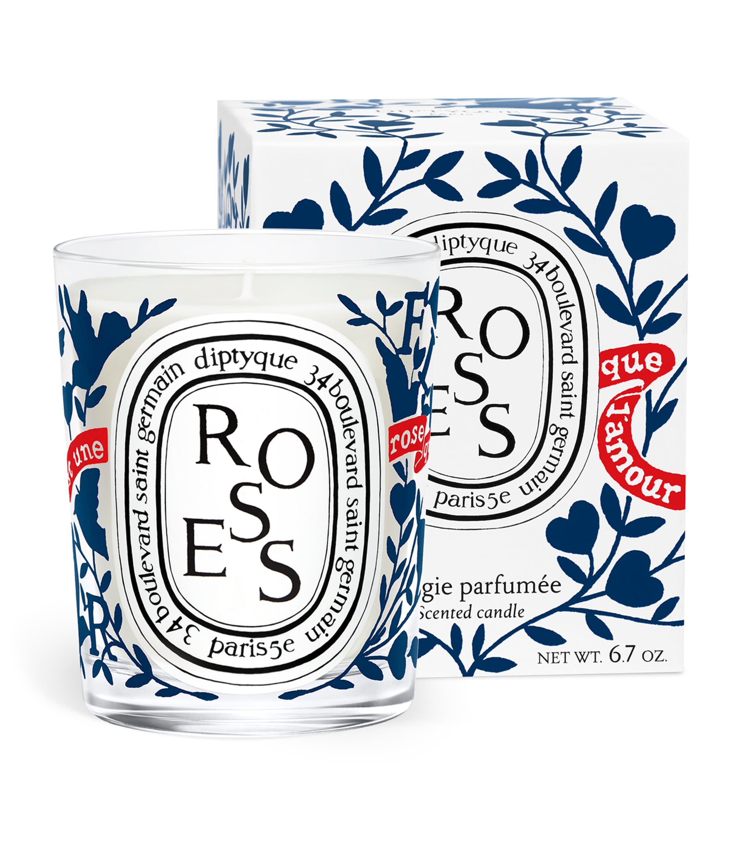 Diptyque Roses candle 190g - British product