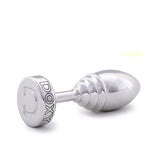 Doxy ribbed butt plug solid aluminium, UK version