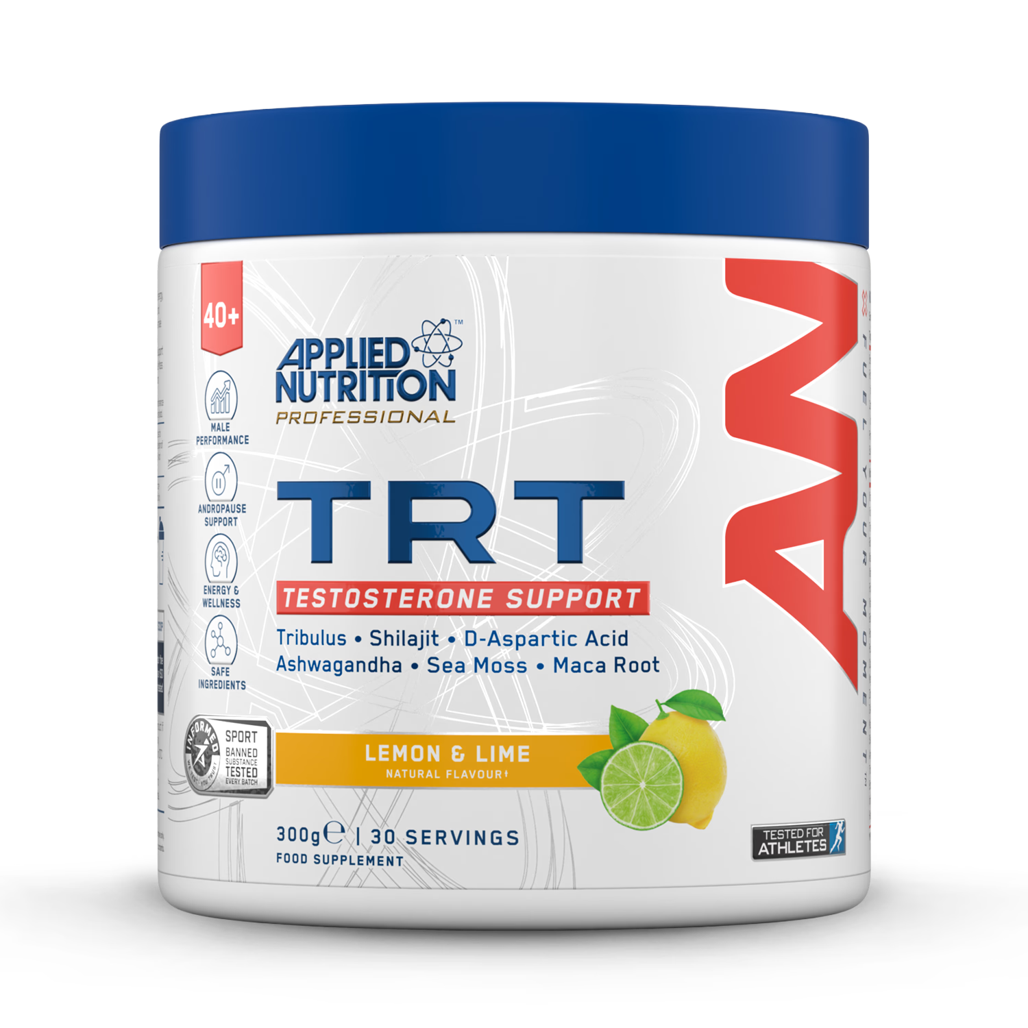Applied Nutrition testosterone support powder Lemon & Lime 300g (British brand)
