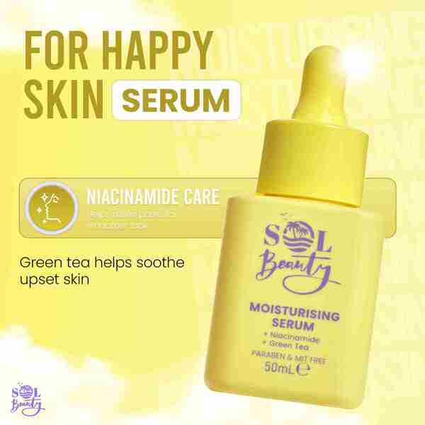 Sol Beauty Niacinamide Green Tea Serum 50ml, UK version